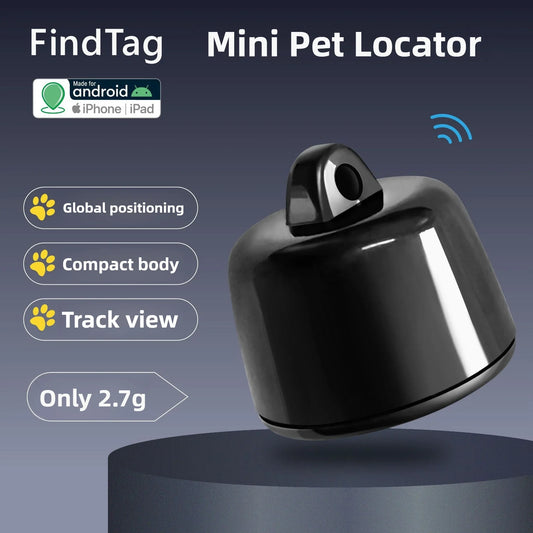 Mini Pets Global Locator Compatible with Android ISO System for Birds and Dogs and Cats View 3 Days of Movement GPS Tracker