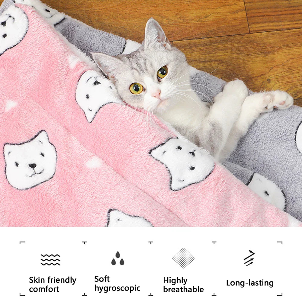 Thick Warm Sleeping Cushion Bed for Cats and Small Dogs - view 2