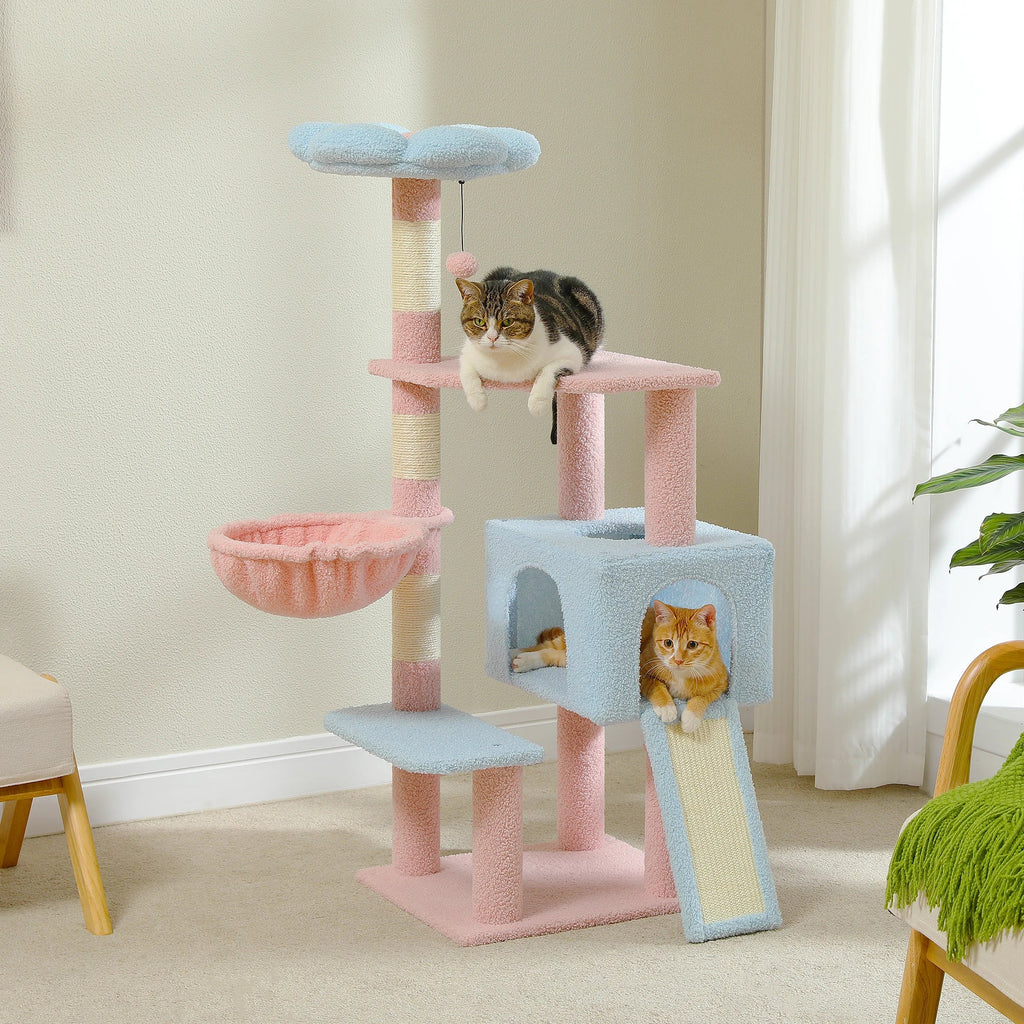 Flower Cat Tree with Sisal Scratching Posts - view 2