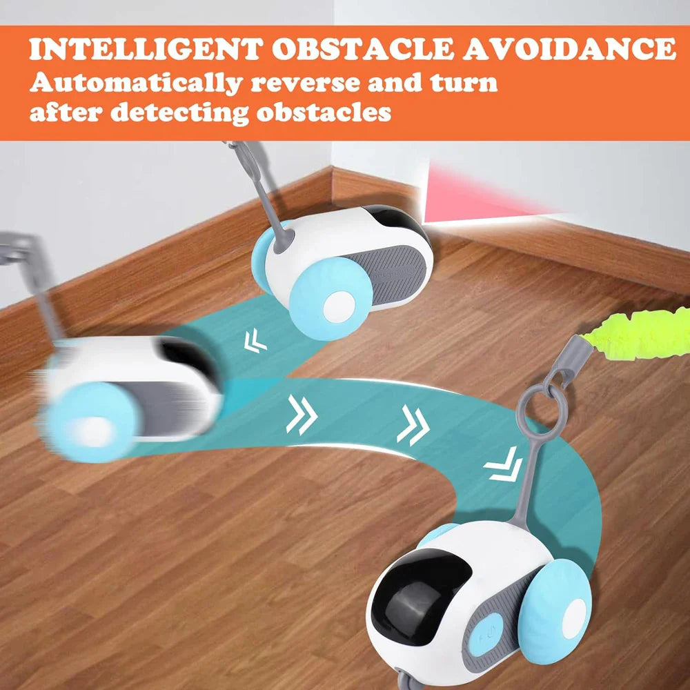 Smart Moving Remote Controlled Cat Toy 2 Modes Automatic Toy Car for Cats Dogs Interactive Playing Kitten Training Pet Supplies