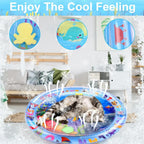 Ocean Sensory Water Play Mat Toy for Cats and Dogs - view 2