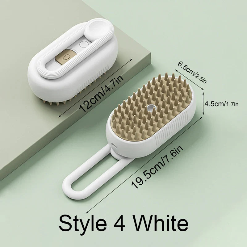 Rotating 3-in-1 Steam Grooming Brush for Cats - view 17