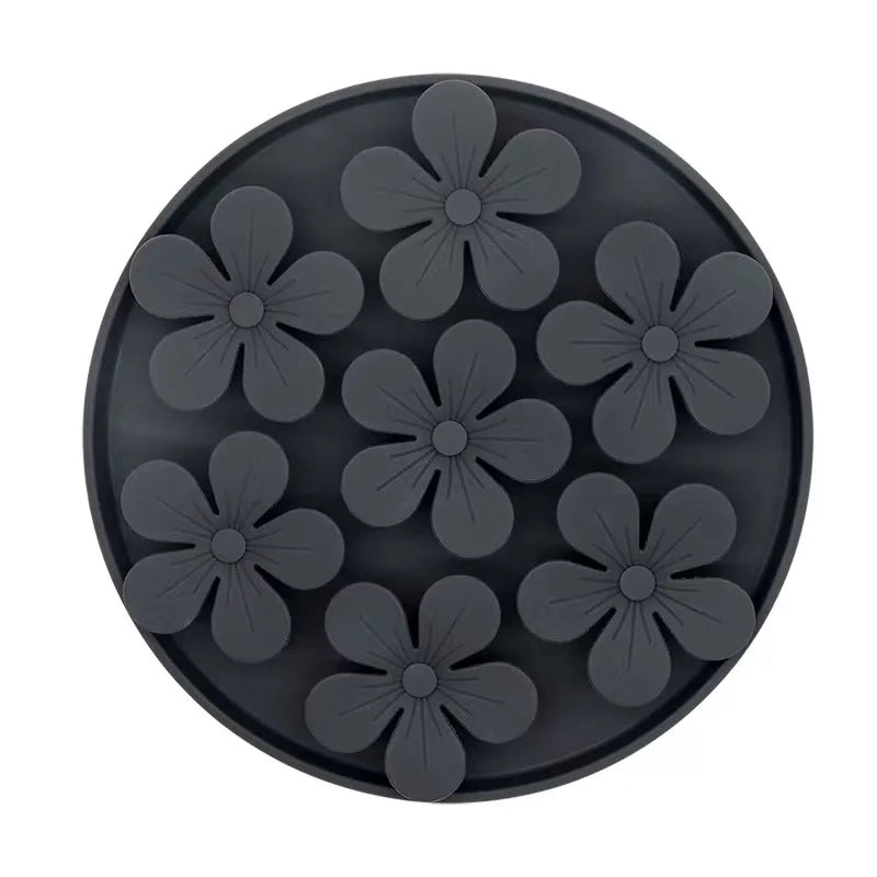 Silicone Slow-Feeder Lick Mat with Suction Cup