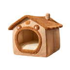Teddy Bear Enclosed Winter Bed for Cats and Dogs - view 7