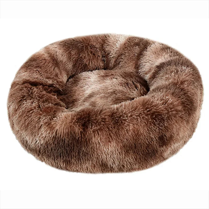Super Soft Round Plush Dog Bed, 6 Sizes - view 11