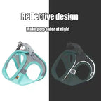 Reflective Breathable Harness Vest and Leash for Cats and Dogs - view 2