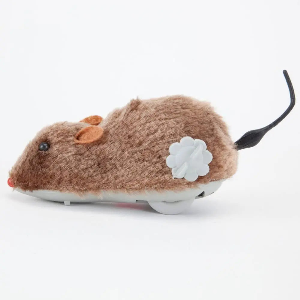 Lifelike Running Plush Mouse Toy for Cats and Dogs - view 4