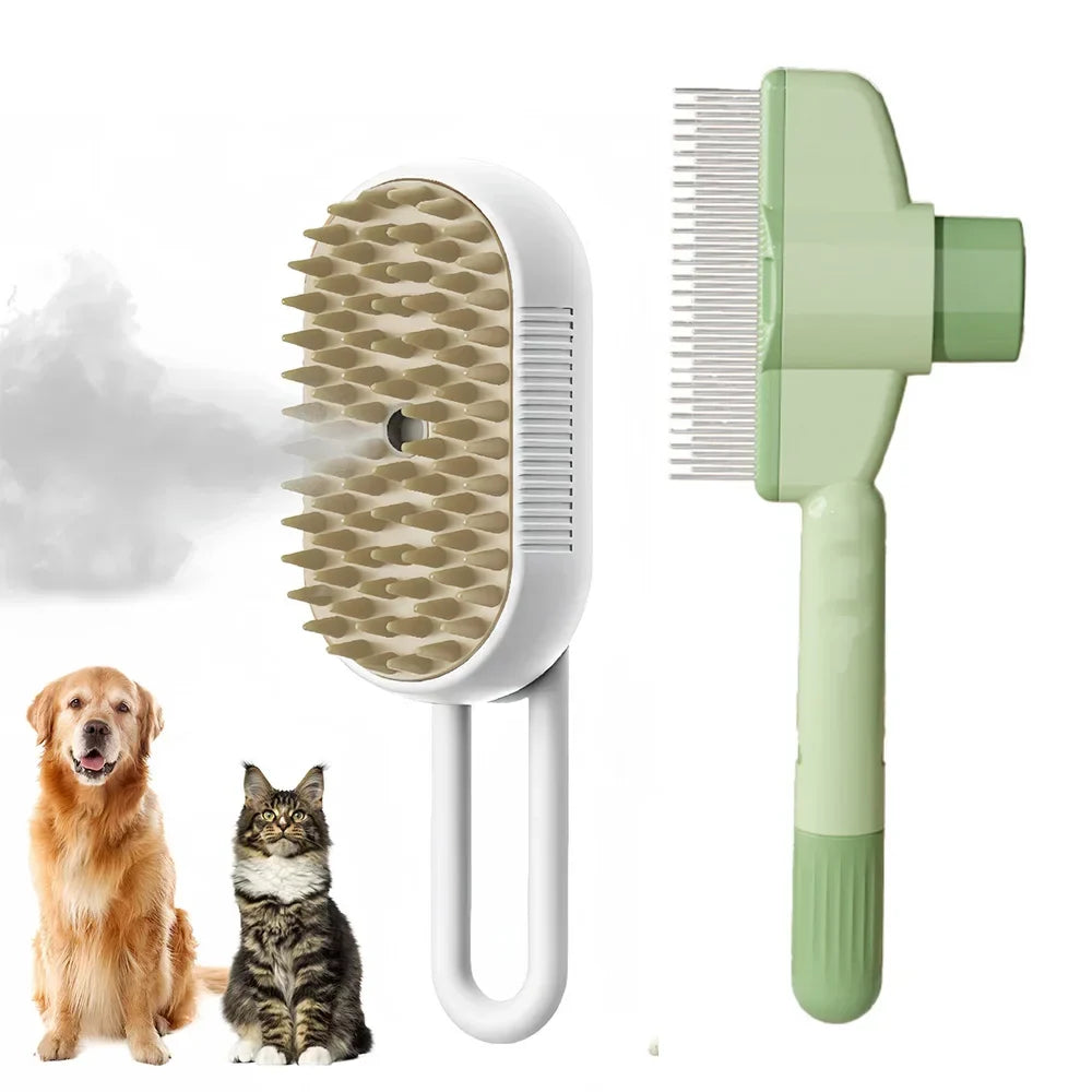 Multifunction Steam Spray Grooming Brush Kit for Dogs and Cats - view 8