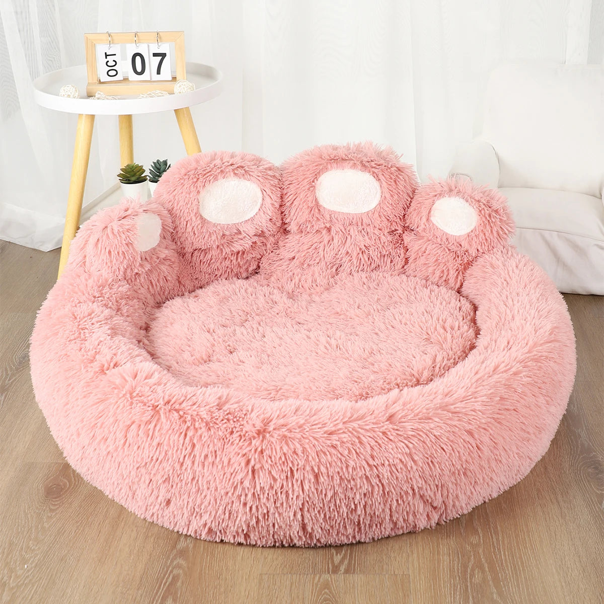 Fluffy Plush Dog Bed
