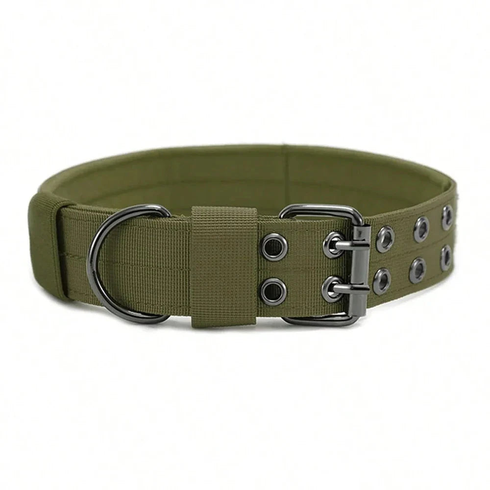 Military-Style Tactical Dog Collar for Medium and Large Dogs - view 9