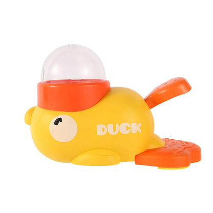 Dog, cat, pet feeder, little yellow duck, interactive puzzle dog feeding machine, puppy, missing food toy, anti-slip bottom