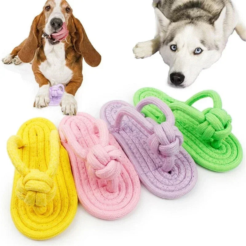 Cotton Slipper Rope Chew Toy for Dogs