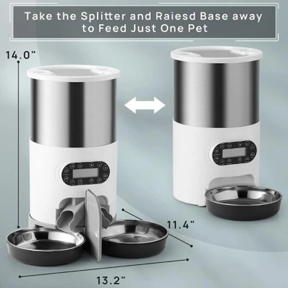 Tuya Smart App-Controlled Pet Feeder