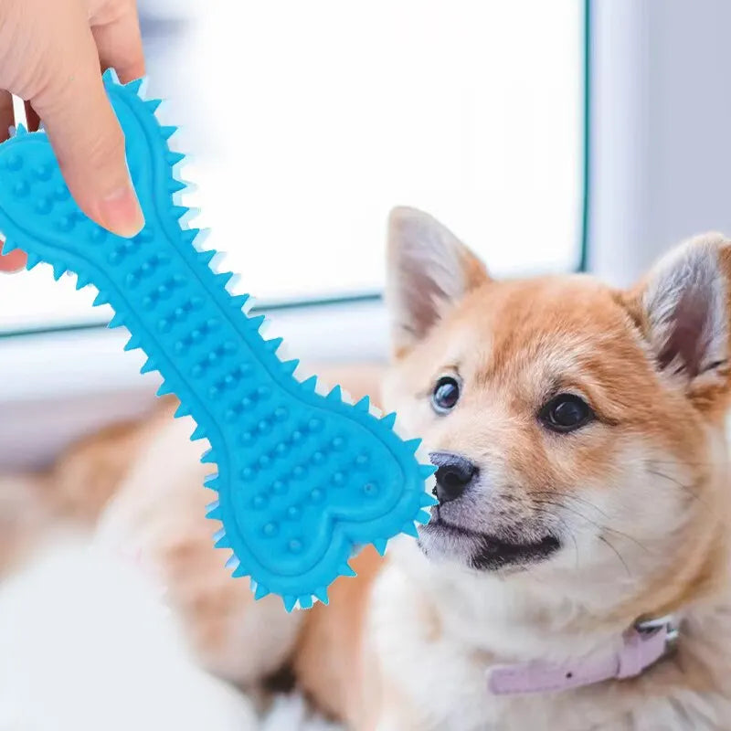 Soft Rubber Bone Chew Toy for Small Dogs - view 2