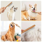 Solid Wood Flea and Grooming Comb for Cats and Dogs - view 3