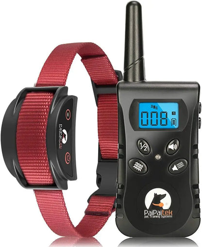 PaiPaitek No Shock Dog Training Collar with Remote, Lightest Vibration Collar for Small Dogs Rechargeable, 1600ft Range
