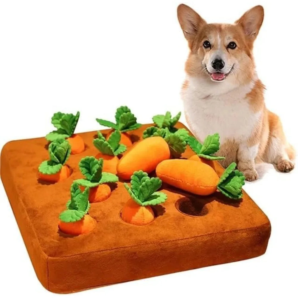 Carrot Snuffle Mat Puzzle Toy for Dogs and Cats
