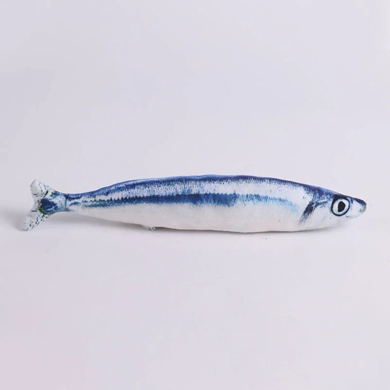 Plush Fish Chew Toy for Cats - view 10