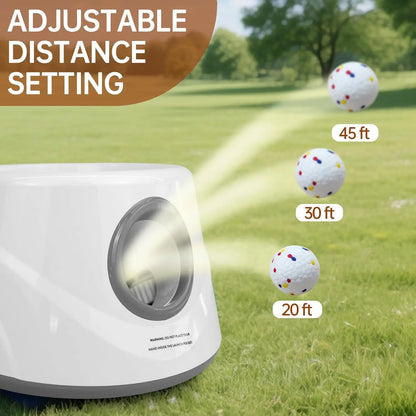 Improved Small-sized Pet Automatic Sensing Ball Throwing Machine Dog Outdoor Thrower Carrying 3 Balls Automatic Throwing Machine