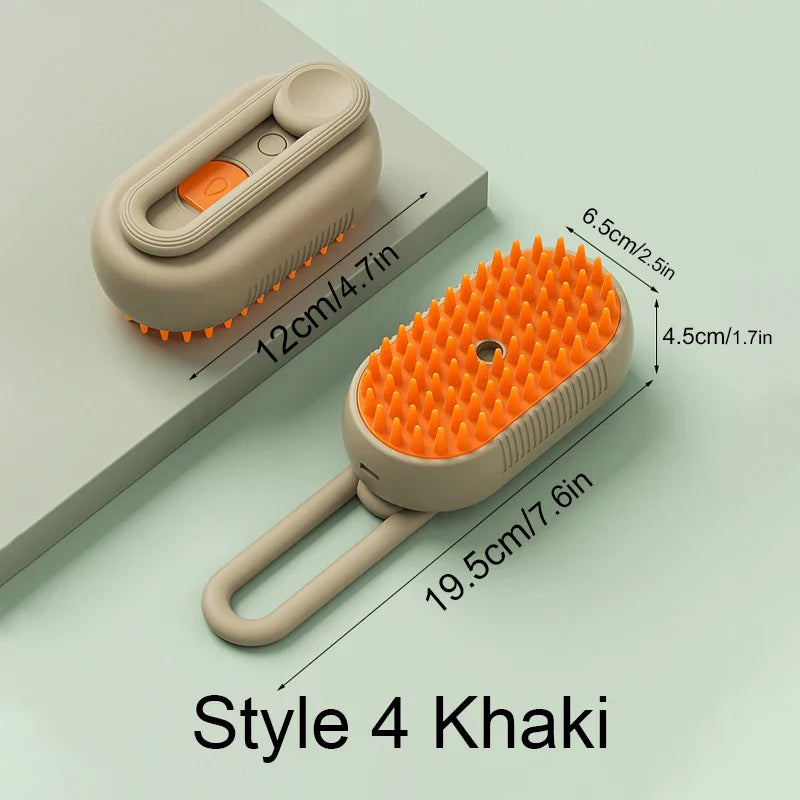Rotating 3-in-1 Steam Grooming Brush for Cats - view 13