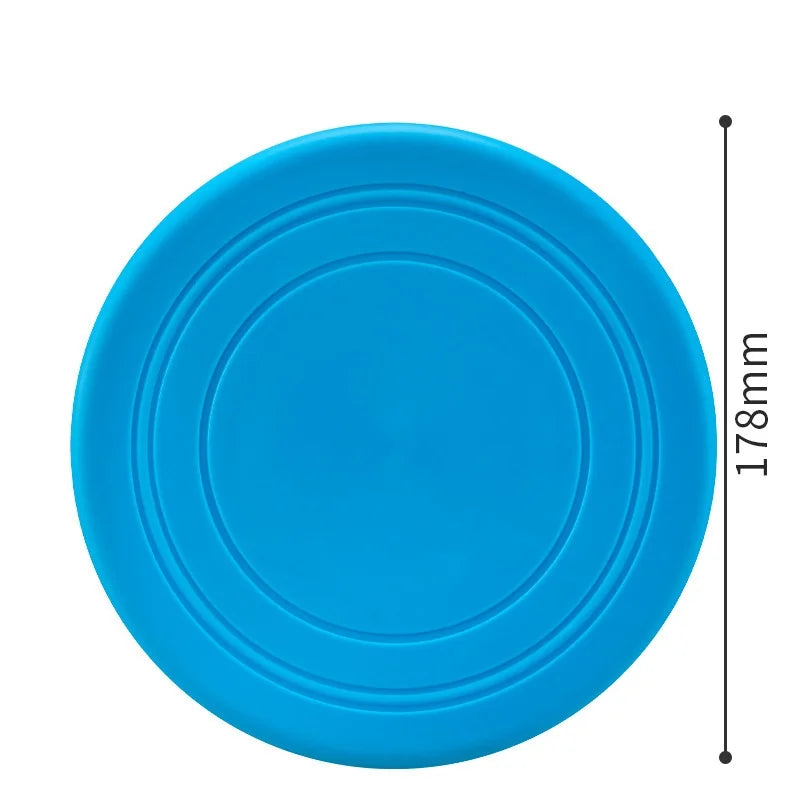Silicone Flying Saucer Funny Dog Cat Toy Dog Game Flying Discs Resistant Chew Puppy Training Interactive Pet Supplies