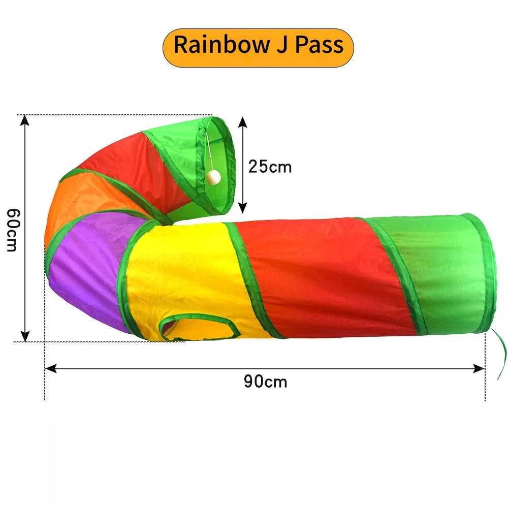 Foldable Crinkle Cat Tunnel Toy - view 22