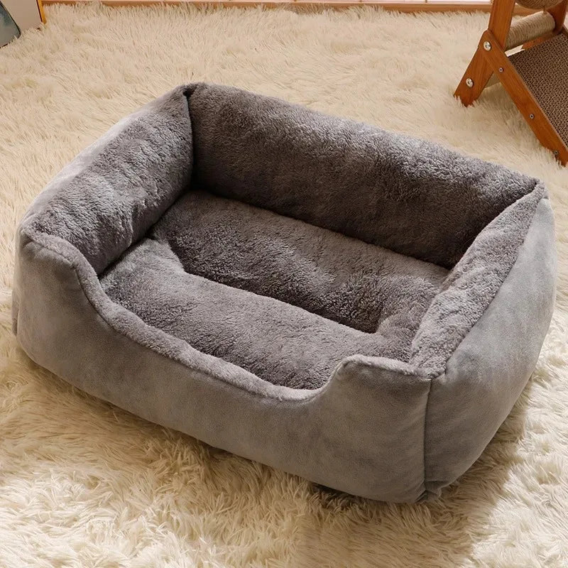 Cozy Cushioned Cat Bed Basket - view 8