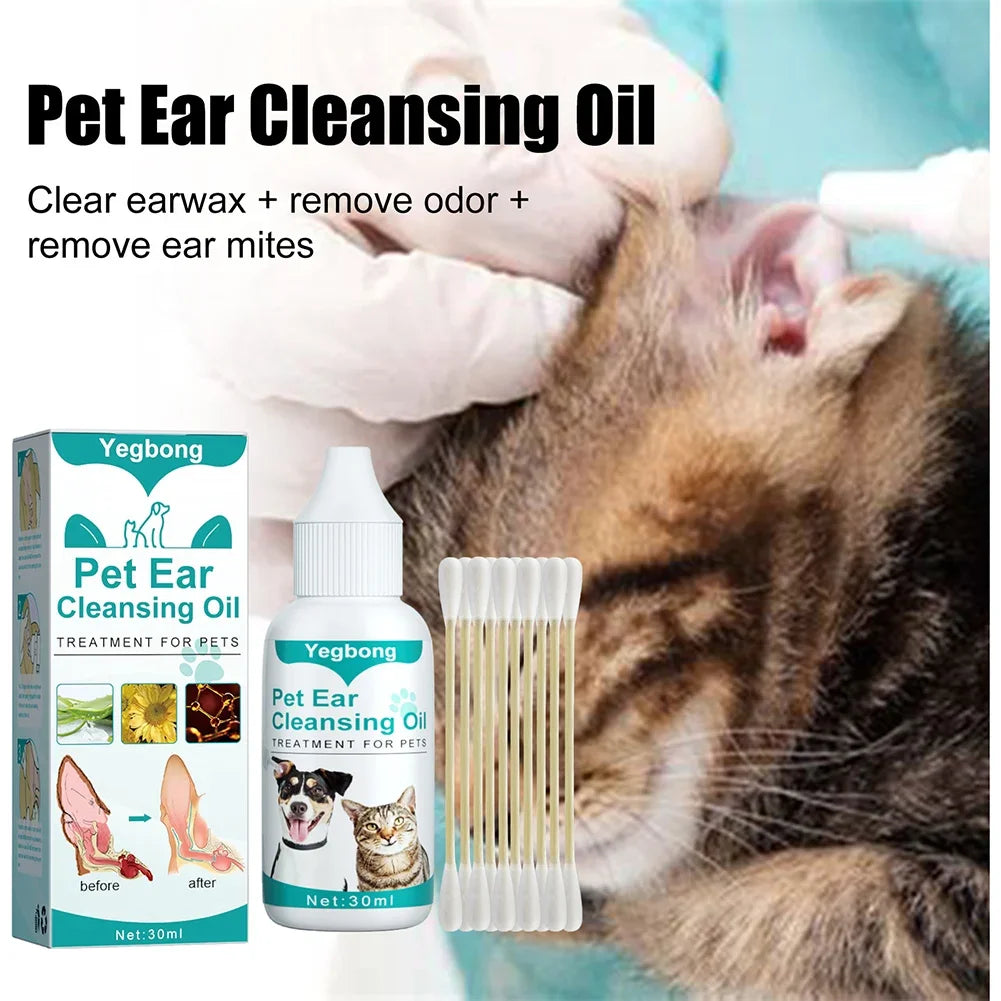 Pet Ear Cleaning Oil, 30ml