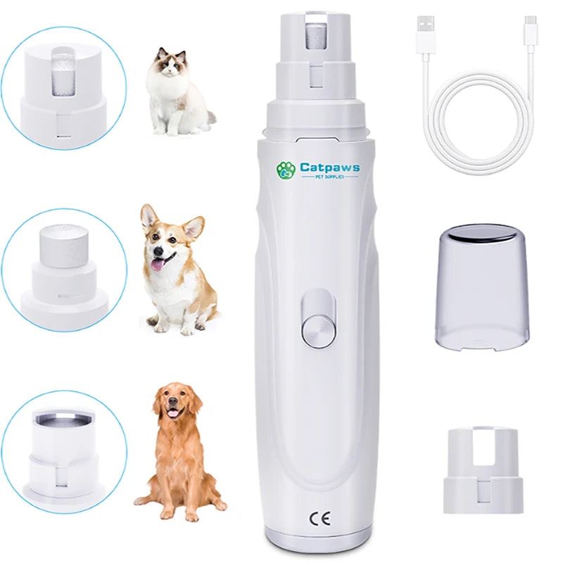 USB Rechargeable Electric Pet Nail Grinder