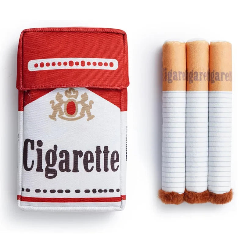 Giggling Plush Cigarette Chew Toy for Dogs - view 7
