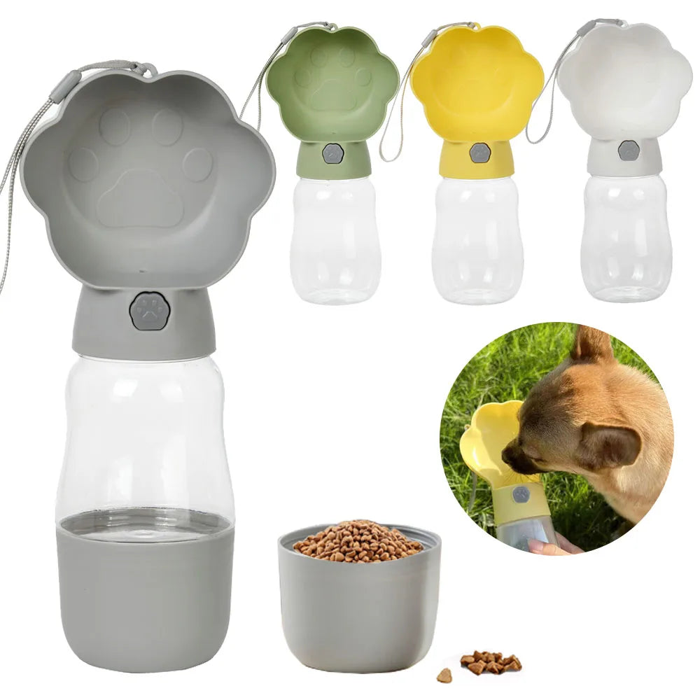Large Portable Dog Water and Food Container