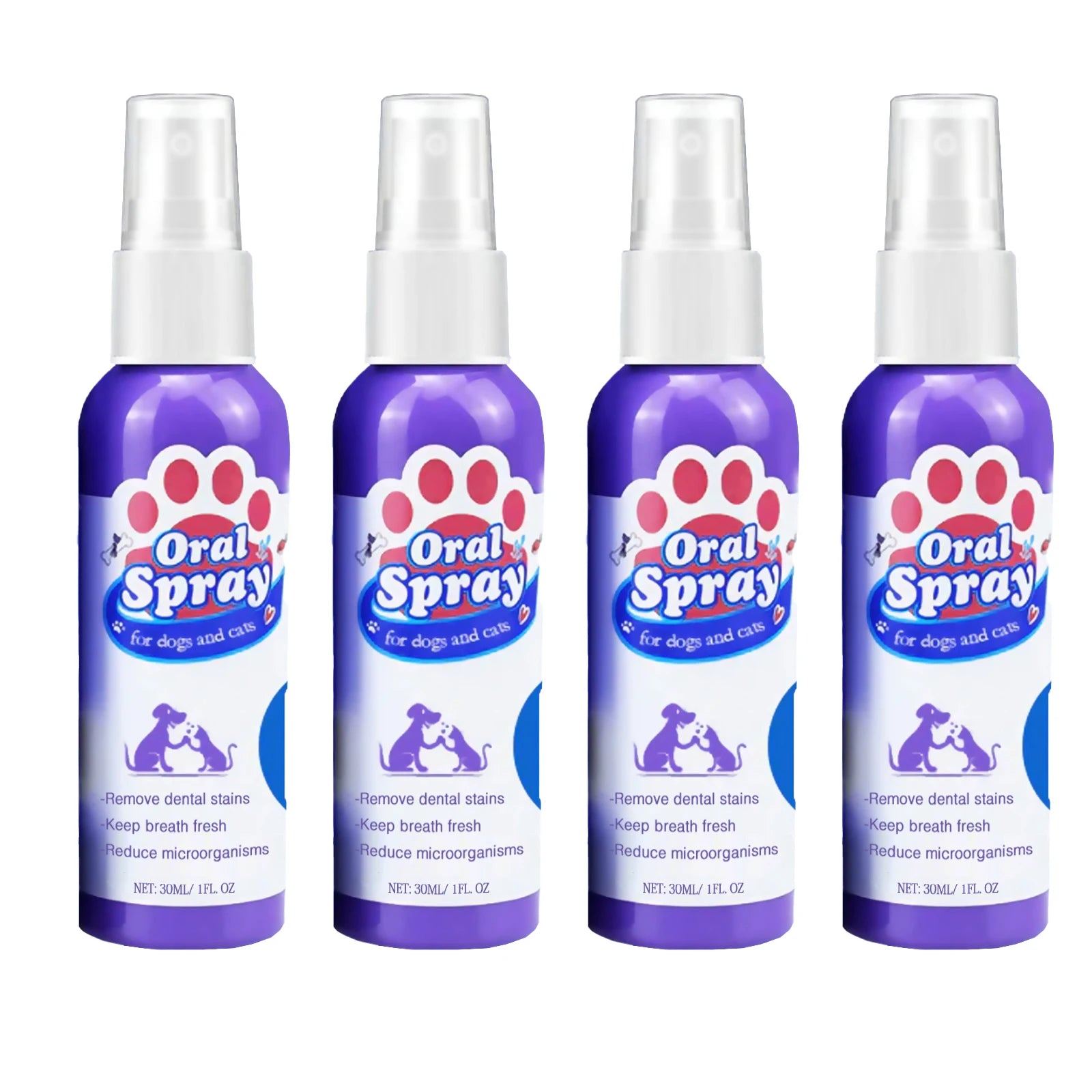 Pet Dental Spray for Fresh Breath and Plaque Control
