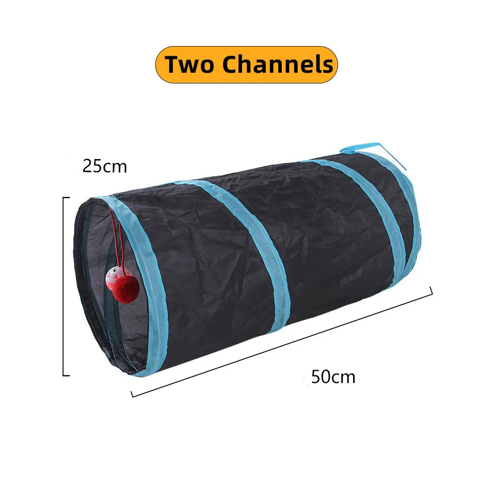Foldable Crinkle Cat Tunnel Toy - view 18