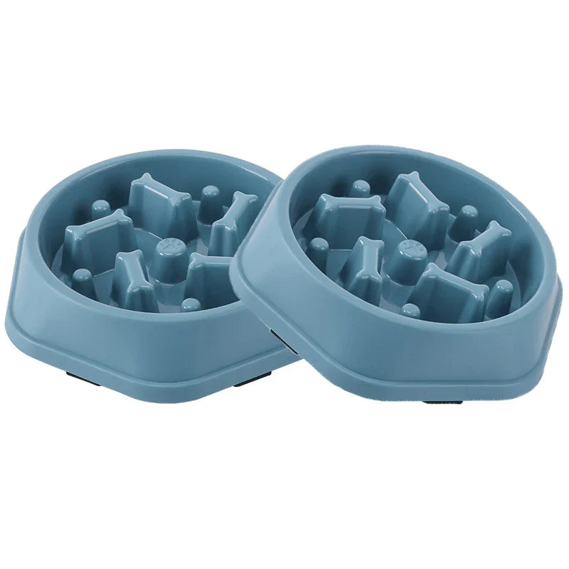 Anti-Choking Slow-Feeder Dog Bowl