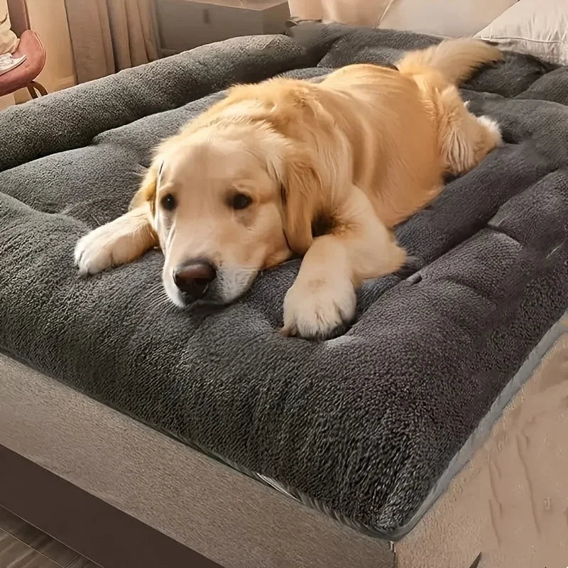 Extra-Large Thick Plush Crate Mat Bed for Dogs - view 2