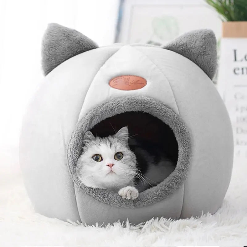 Cat Head Semi-Enclosed Cave Bed - view 2