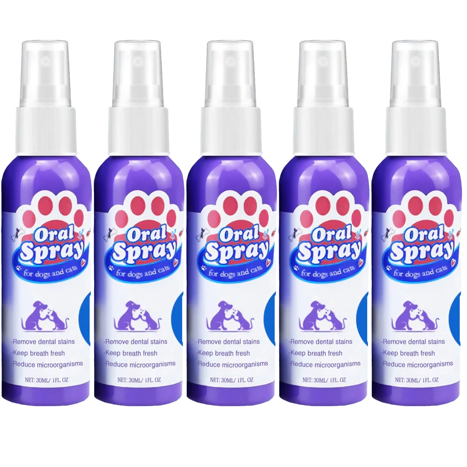 Pet Dental Spray for Fresh Breath and Plaque Control
