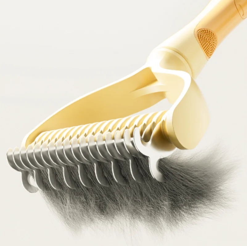 Double-Sided Dematting Grooming Brush for Cats and Dogs - view 3