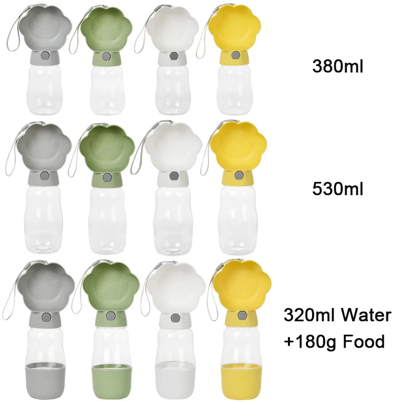 Large Portable Dog Water and Food Container