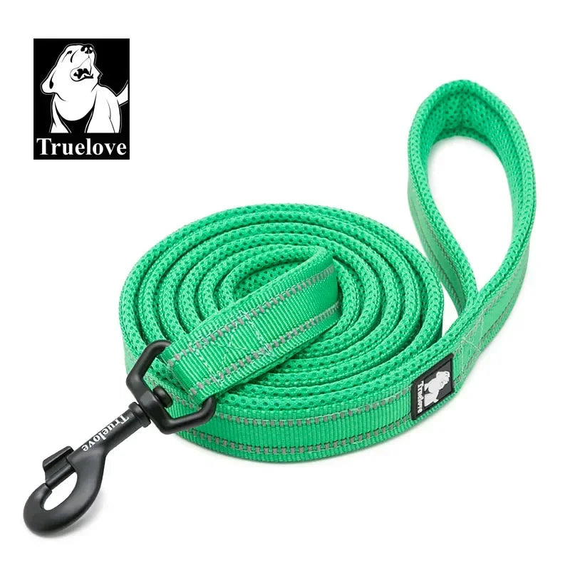 Truelove Soft Pet Leash Reflective Nylon Mesh Padded Puppy Large Dog or Cat Walking Training 11 Color 200cm TLL2112 Dropshipping
