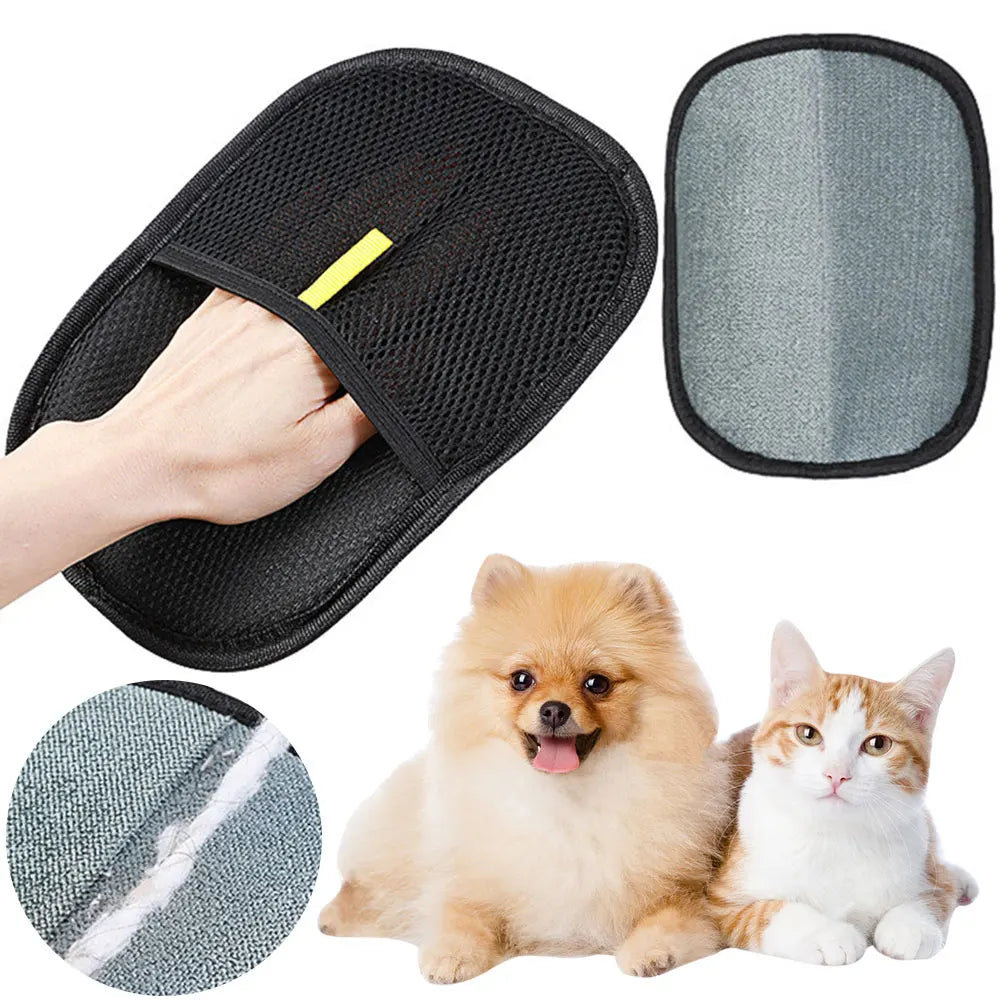Deshedding Grooming Glove for Dogs, Cats and Rabbits - view 4