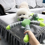 Tough Squeaky Plush Animal Chew Toy for Large Dogs