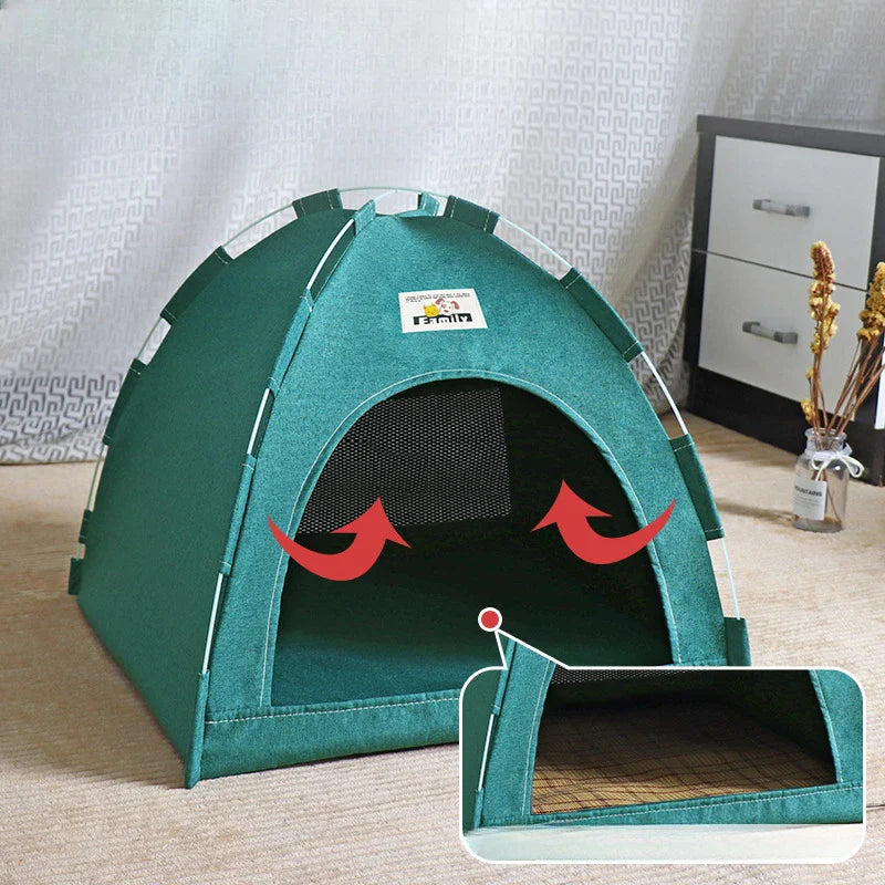 Foldable Breathable Tent Bed for Cats and Dogs - view 4