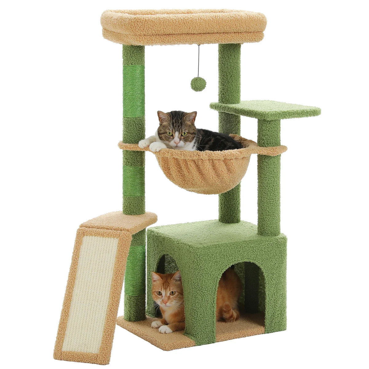 Small Cat Tree with Sisal Scratching Post and Condo - view 15