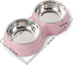 Stainless Steel Double Bowl Feeder for Dogs and Cats - view 3