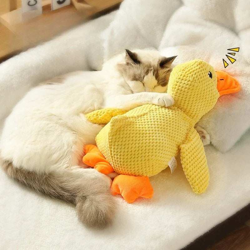 Plush Squeaky Duck Dog Toy