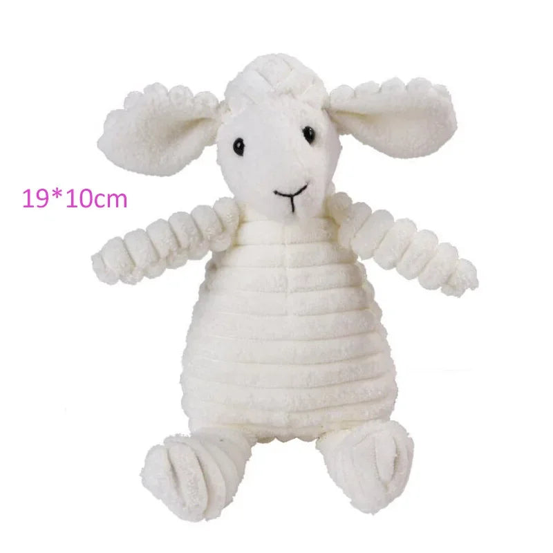 Corduroy Plush Squeaky Dog Toy
