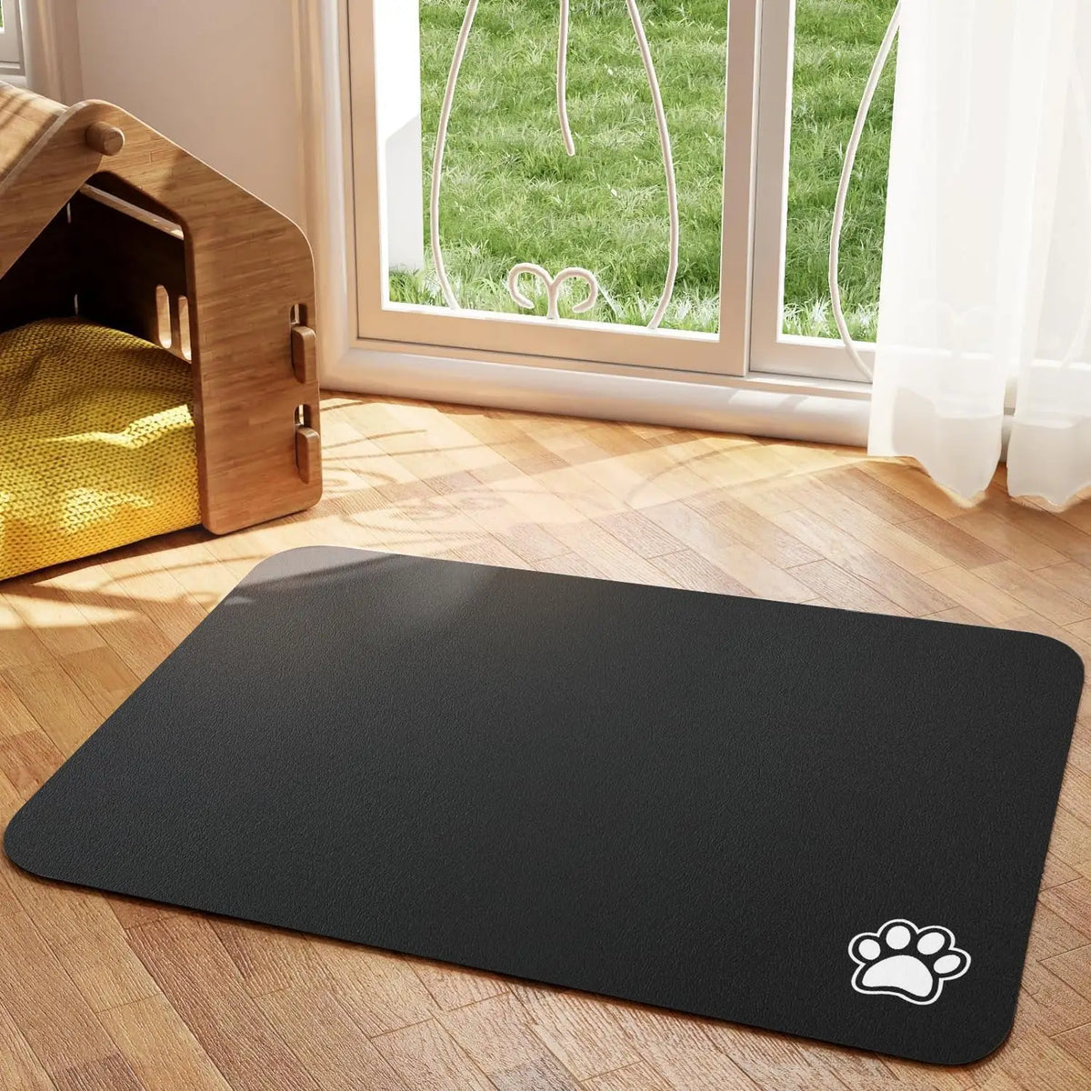 Absorbent Quick-Dry Feeding Mat for Dogs and Cats - view 7