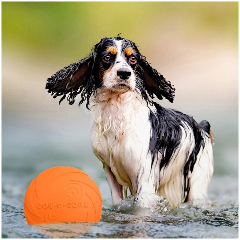 Silicone Flying Disc Chew Toy for Dogs - view 2