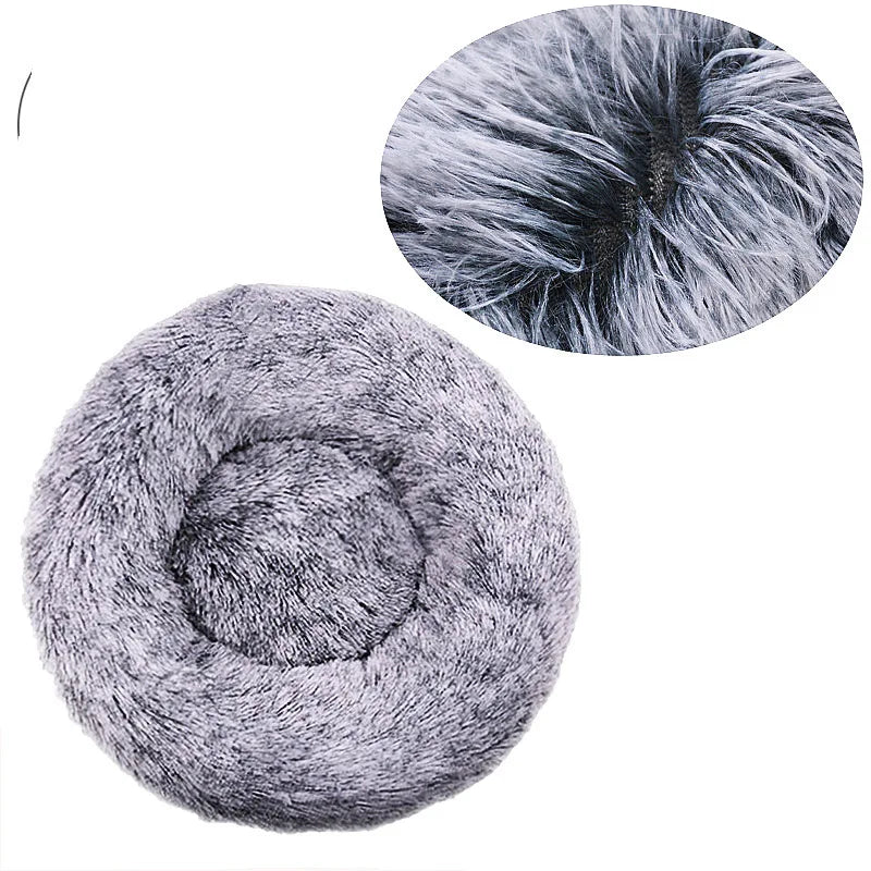 Super Soft Round Plush Dog Bed, 6 Sizes - view 7